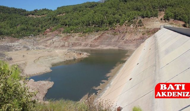 Alakır Barajı Alarm Veriyor: Doluluk Oranı %5’e Düştü