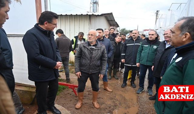 Kumluca Sel Sonrası Saha İncelemesi