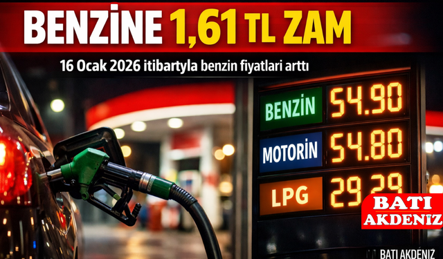 Benzine 1,61 TL Zam Geldi