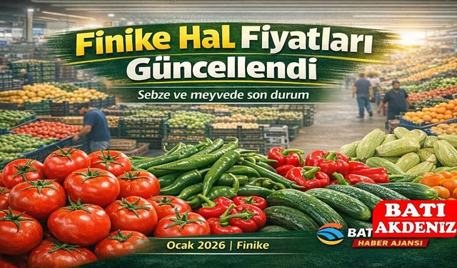 Finike Hal Fiyatları Güncellendi: Sebze ve Meyvede Son Durum