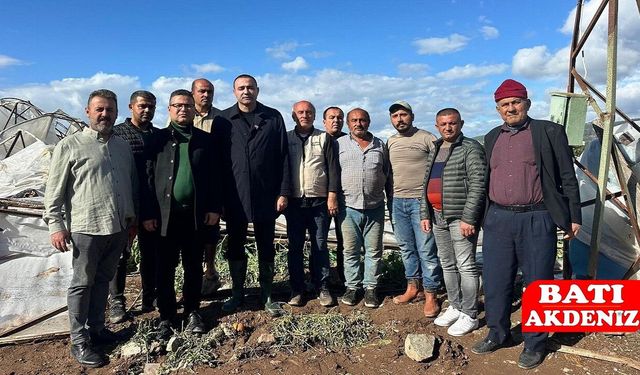 CHP’li Aykut Kaya Kumluca’dan Seslendi: “Bu Bir Doğal Afettir, Sigorta Şartı Aranamaz”