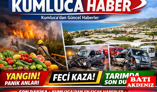 Kumluca’da Sürücü Kalp Krizi Geçirdi, TIR Seraya Girdi