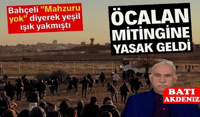 Öcalan Mitingi Tartışması: Bahçeli Yeşil Işık Yaktı, Önce Kar Sonra Valilik Engeli Geldi
