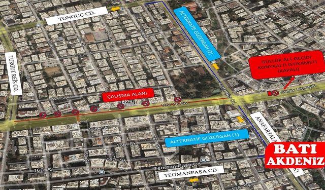 100. Yıl Bulvarı Pazar Günü Kısmi Trafik Kapatması...