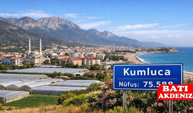 Antalya Kumluca’nın Nüfusu 75 Bin 588 Olarak Açıklandı