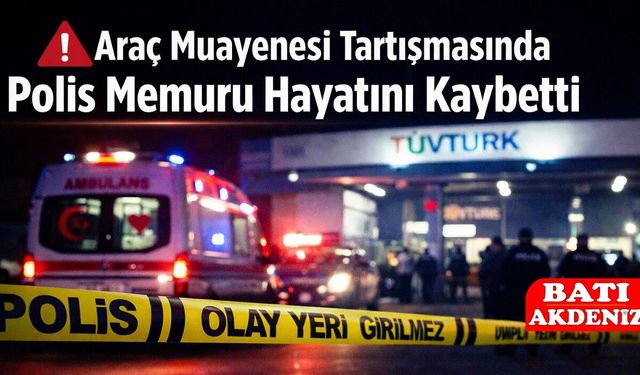 Araç Muayenesi Tartışmasında Polis Memuru Hayatını Kaybetti