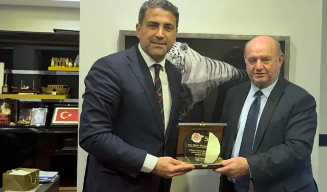 ÇGC'den Berzan Toprak'a plaket