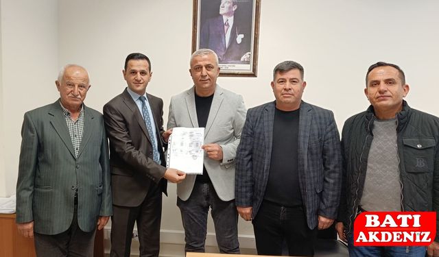 Bayram İğneli Yönetimi Mazbatasını Aldı