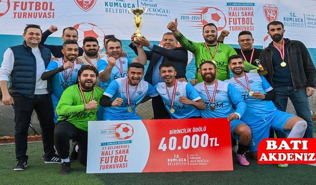27. Geleneksel Halı Saha Futbol Turnuvası Sona Erdi