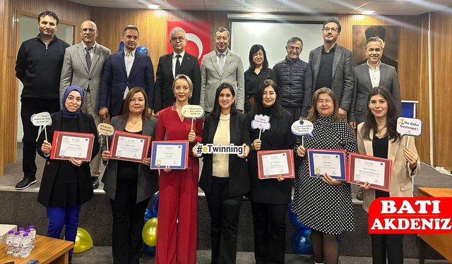 Kumluca’da eTwinning Başarıları Adrasan’da Ödüllendirildi