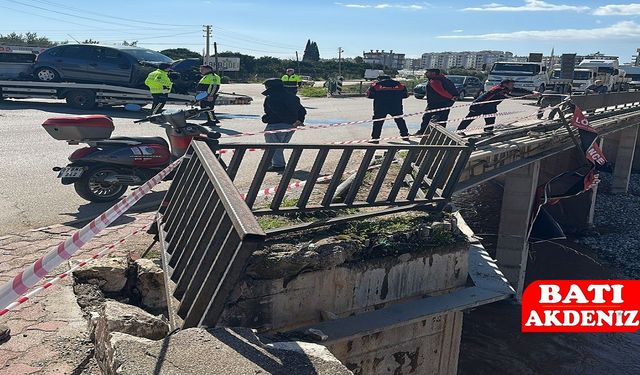Kumluca'da Trafik Kazası: 1 Kişi Hafif Yaralandı