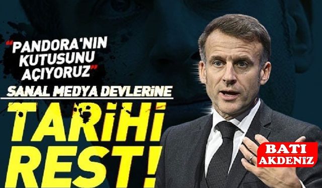 Macron’dan Sanal Medya Devlerine Sert Mesaj: “Pandora’nın Kutusunu Açıyoruz”
