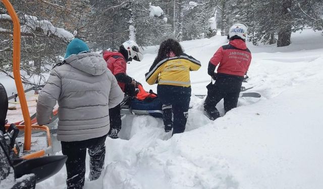 Sarıkamış Kayak Merkezi'nde yaralanma: JAK timleri hızla müdahale etti