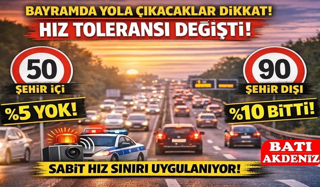 Bayramda Yola Çıkacaklar Dikkat! Hız Limitlerinde %5 - %10 Tartışması: Yeni Sistem Uygulamada