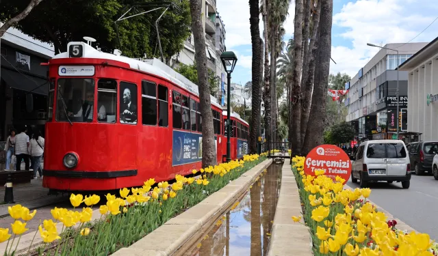 Antalya lalelerle görsel şölene dönüştü
