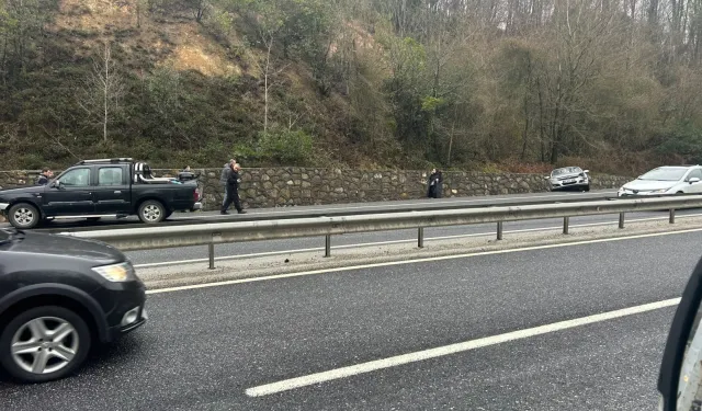 Düzce Akçakoca'da zincirleme trafik kazası