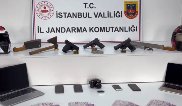 İstanbul'da organize suça 5 tutuklama!