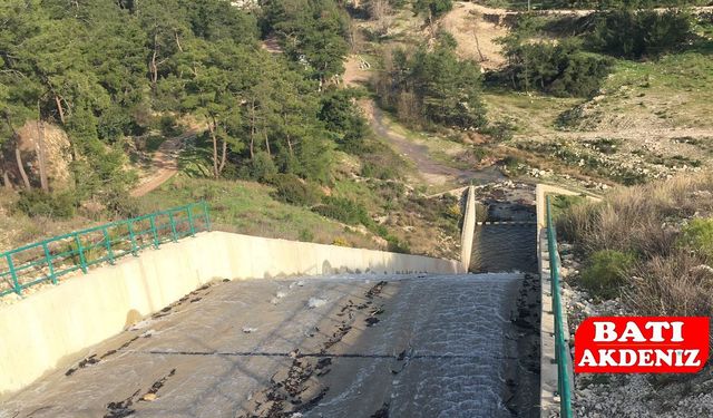 Kumluca Adrasan Barajı’nda Doluluk Oranı Yüzde 100’e Ulaştı