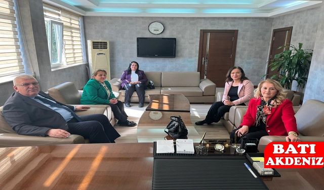 Kumluca Sağlık Bilimleri Fakültesi’nin Yeni Dekanından Kaymakam Güneş’e Ziyaret