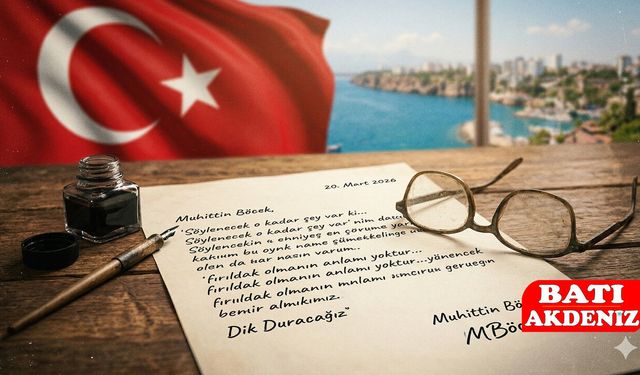 Muhittin Böcek’ten Cezaevinden Mektup: "Fırıldak Olmanın Anlamı Yok, Dik Duracağız!"