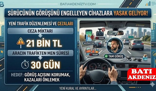 Araç Sahipleri Dikkat! Camdaki O Cihazlar 30 Gün Men Getiriyor