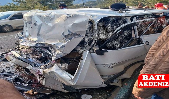 Finike–Elmalı Yolunda Trafik Kazası