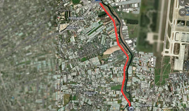 Antalya Muratpaşa'da DSİ kanal yoluna iyileştirme