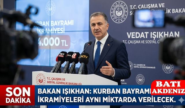 Kurban Bayramı Emekli İkramiyesi Netleşti: Bakan Işıkhan Rakamı Duyurdu