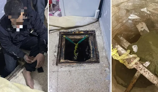 Kilis'te kuyuda saklanan firari yakalandı!