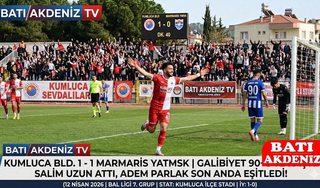 Kumluca Belediyespor Uzatmalarda Yıkıldı: Marmaris YatMSK ile Puanlar Paylaşıldı