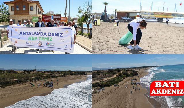 Antalya Mavi Akdeniz İnisiyatifi: Side Sahili’nde Deniz Temizliği Seferberliği