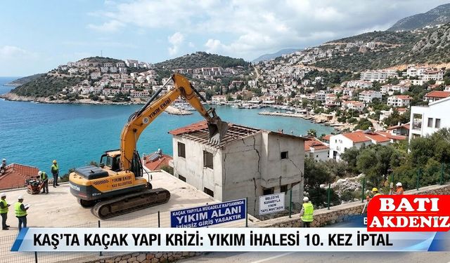Kaş Belediyesi Çaresiz Kaldı! 10 Kez İhaleye Çıktı, Tek Bir Firma Bile Başvurmadı