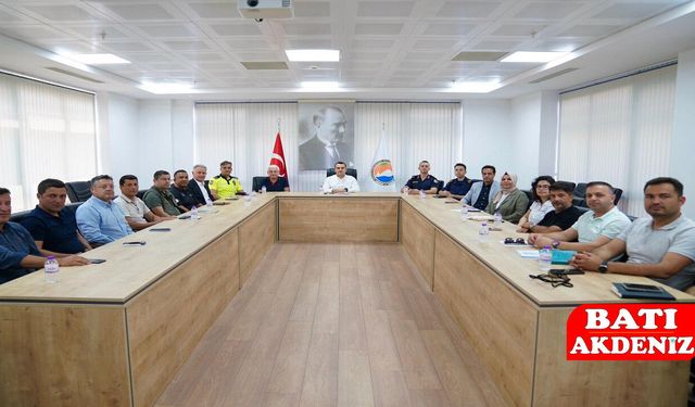Finike'de "Dünya Çevre Günü" İçin Koordinasyon Toplantısı!