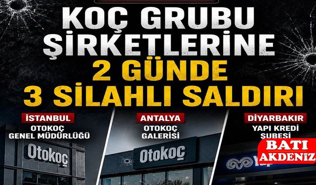 Koç Grubu Şirketlerine Silahlı Saldırı Zinciri: Antalya, İstanbul ve Diyarbakır'da Neler Oluyor?
