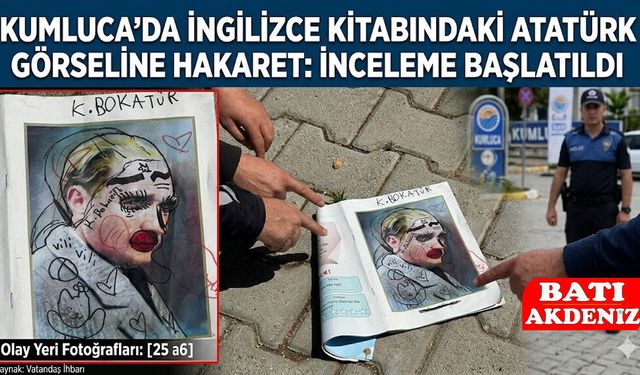 Kumluca'da Atatürk Fotoğrafına Çirkin Saldırı!