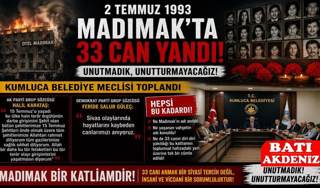 Kumluca Meclisi'nin Vicdanı da mı Yandı?