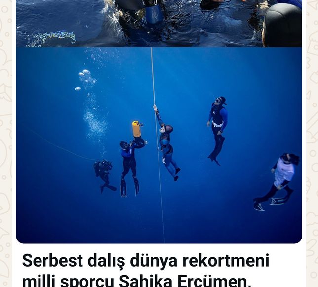 Şahika Ercümen’den Yeni Dünya Rekoru: 107 Metreye Dalış!