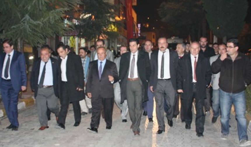 MHP Seçim startını Emlalı'da verdi.