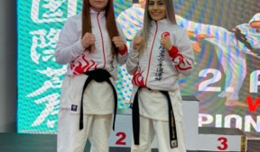 ANTALYA - Milli wushucu Beyzanur Karakaya dünya şampiyonu oldu