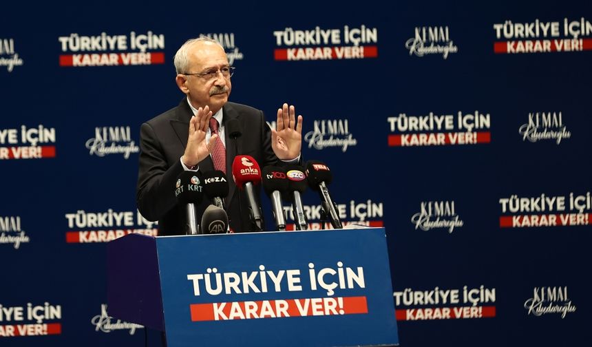 Cumhurbaşkanı adayı ve CHP Genel Başkanı Kılıçdaroğlu, Adana'da konuştu:
