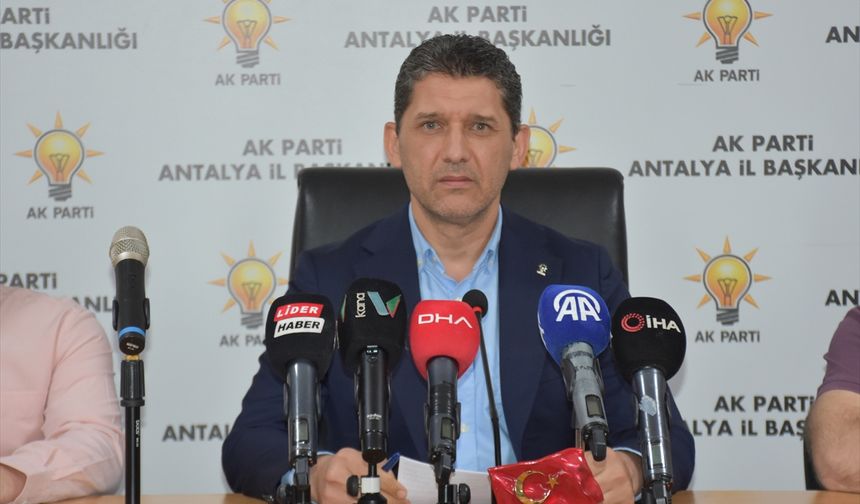 AK Parti Antalya İl Başkanı Ali Çetin'den teleferik kazasına ilişkin açıklama