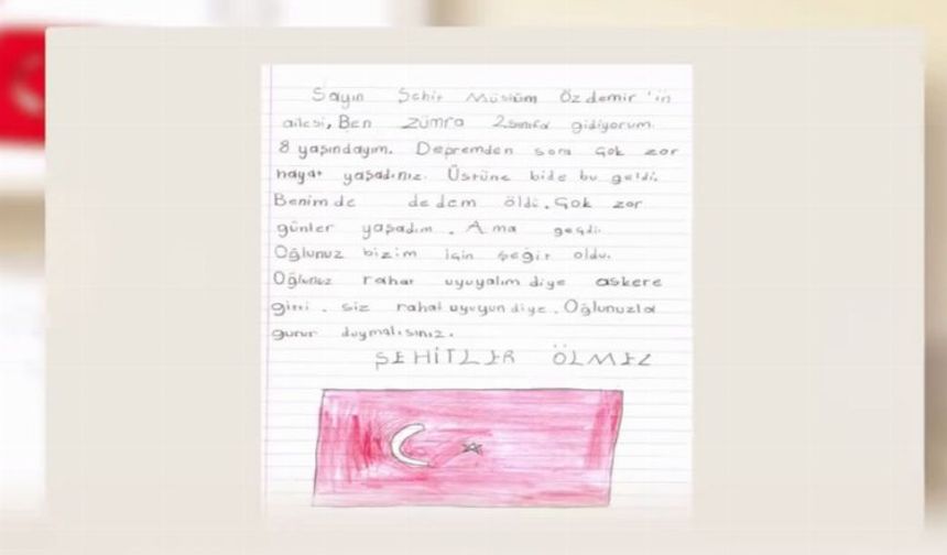 Pençe Kilit kahramanlarının ailelerine Sakarya'dan duygulandıran mektup