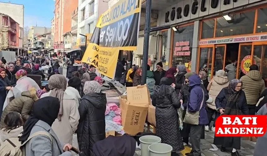 Fiyatı duyanlar izdihama sebep oldu!