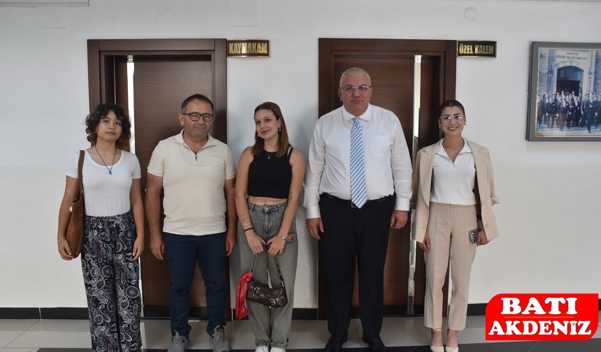 Batı Akdeniz Haber ve Reklam Ajansı’ndan Kaymakam Güneş’e Ziyaret
