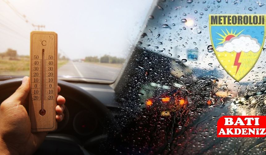 Meteoroloji’den serinleyen hava ve yağmur uyarısı!
