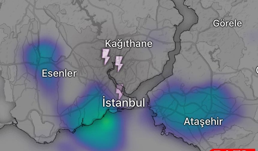 İstanbul’da gök gürültülü yağmur alarmı