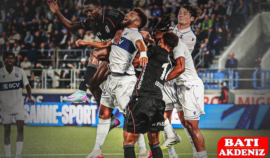 Beşiktaş, Lozan deplasmanından beraberlikle döndü