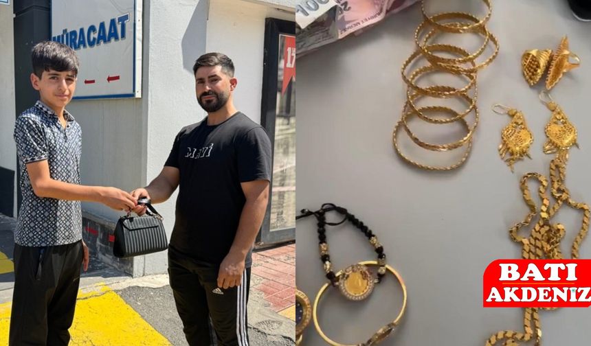 15 Yaşındaki Ömer 1,6 Milyon Liralık Altın Buldu