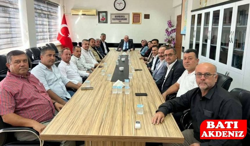 Kumluca’da 19 Ekim Muhtarlar Günü Ziyareti