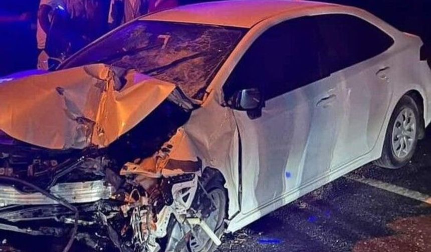 Bariyere Çarpan Araç Can Aldı